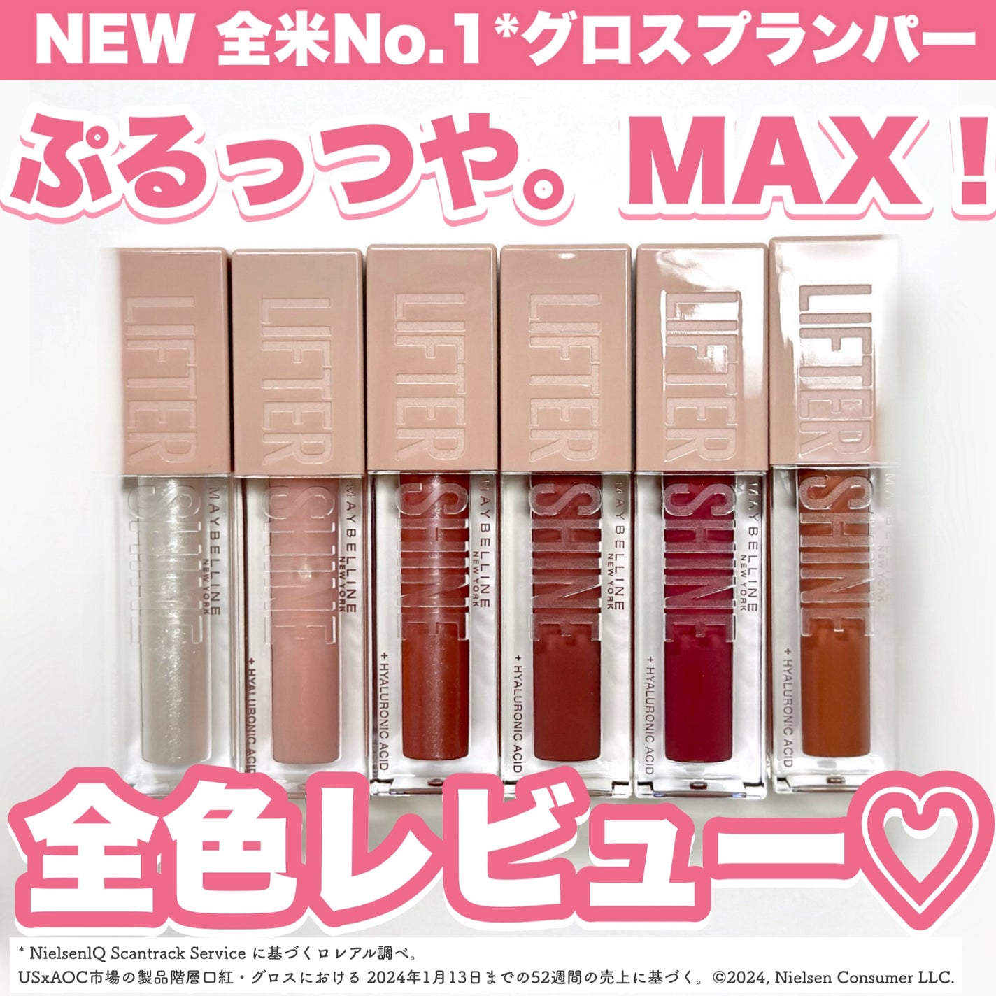 リフターシャイン/MAYBELLINE NEW YORK/リップグロスを使ったクチコミ(1枚目)