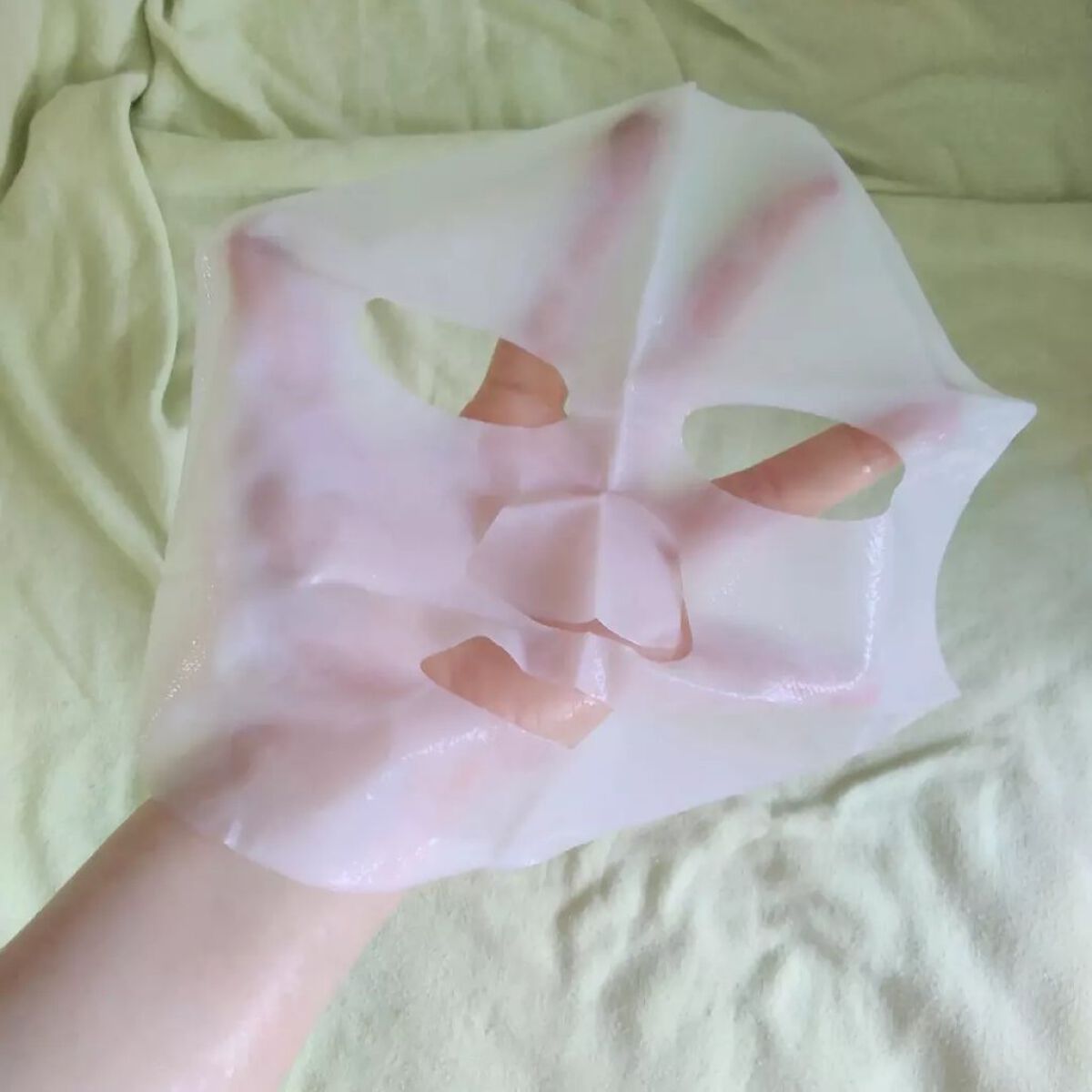 青汁フェイスマスク/青汁化粧品/シートマスク・パックを使ったクチコミ（3枚目）