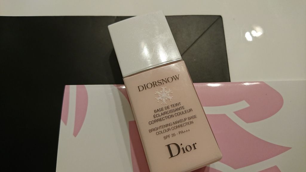 【旧】スノー メイクアップ ベース UV35 SPF35／PA+++/Dior/化粧下地を使ったクチコミ（1枚目）