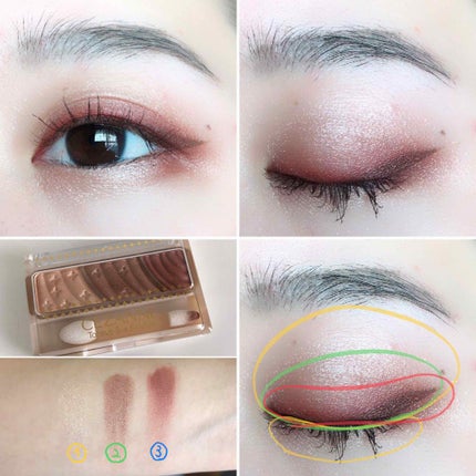 トーンアップアイシャドウ/CEZANNE/アイシャドウパレットを使ったクチコミ(1枚目)