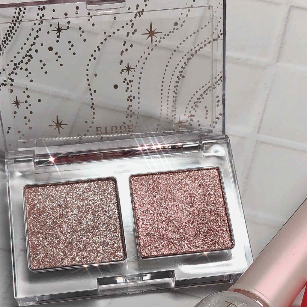 グリッタースノー エアームースアイズパレット/ETUDE/アイシャドウパレットを使ったクチコミ(1枚目)