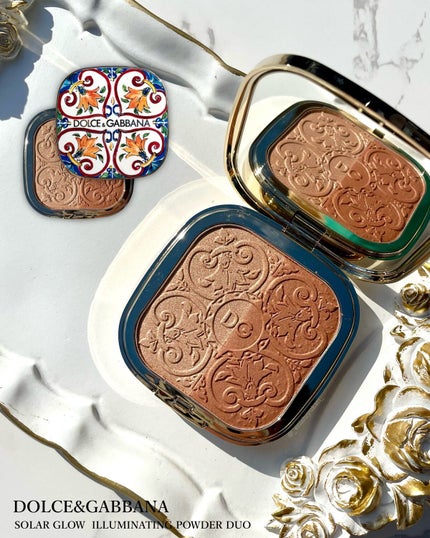 ソーラーグロウ イルミネーティングパウダー デュオ/DOLCE&GABBANA BEAUTY/ハイライトを使ったクチコミ(1枚目)