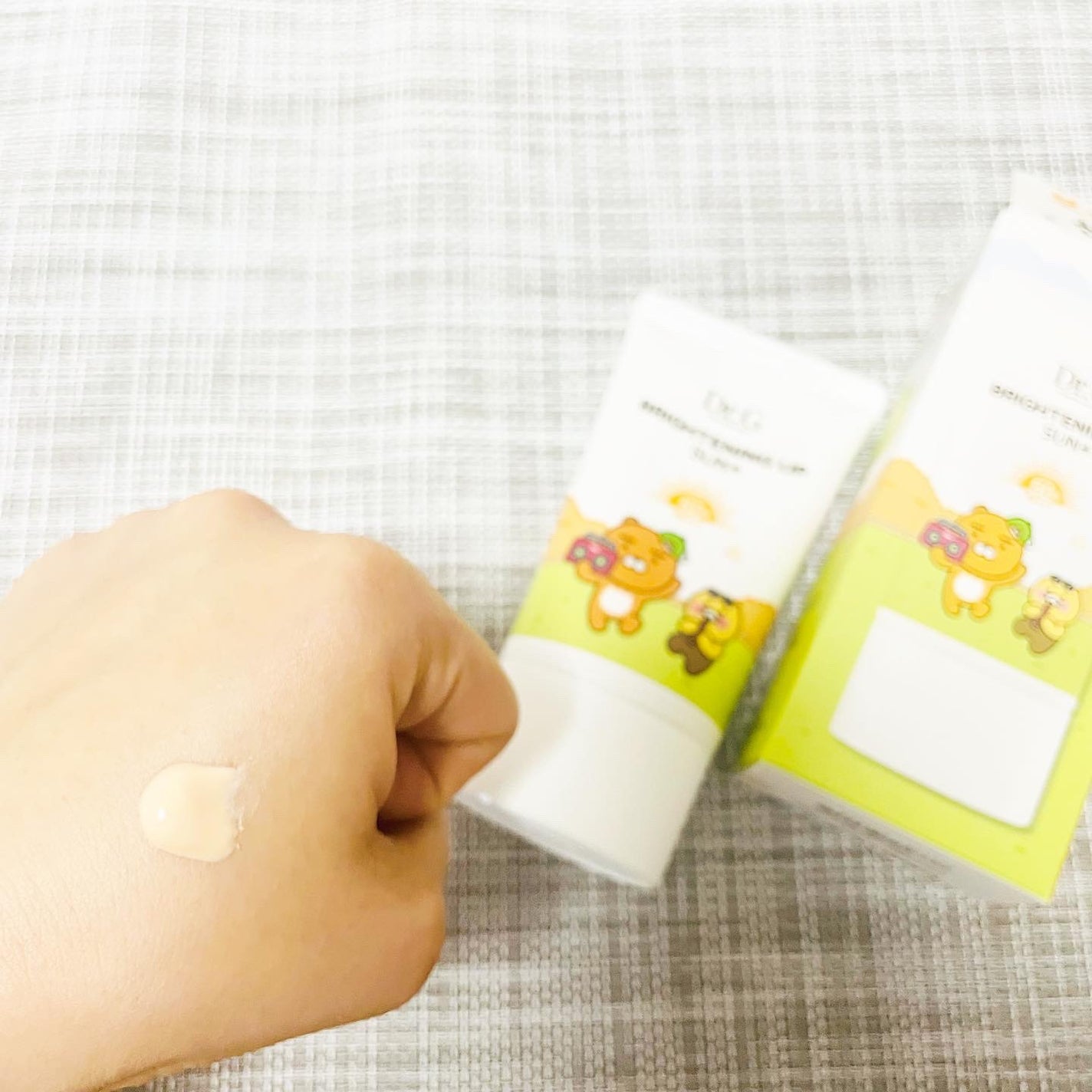 ブライトニングアップサンプラス/Dr.G/日焼け止めクリームを使ったクチコミ(4枚目)