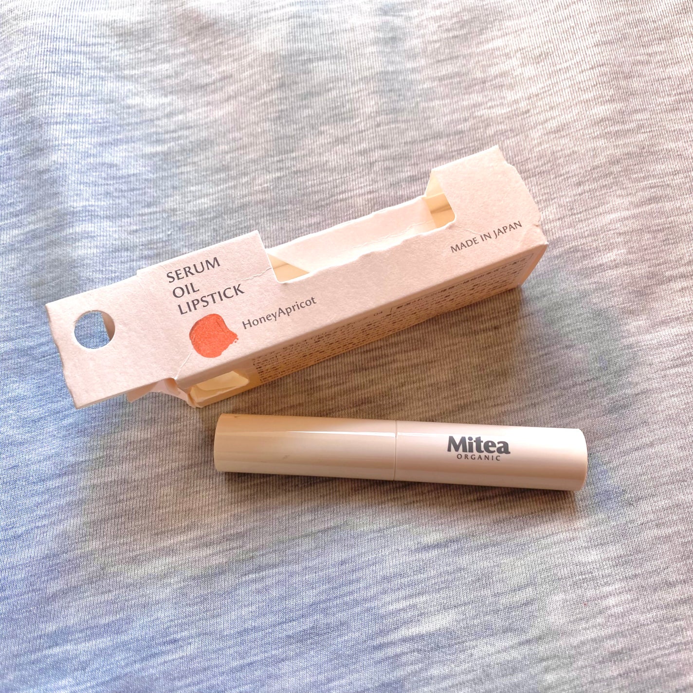 セラムオイルリップスティック /ミティア オーガニック/口紅を使ったクチコミ(3枚目)