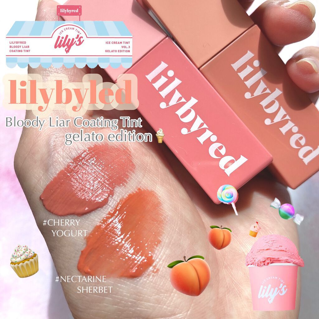 ブラッディライアー コーティングティント/lilybyred/リップティントを使ったクチコミ（1枚目）