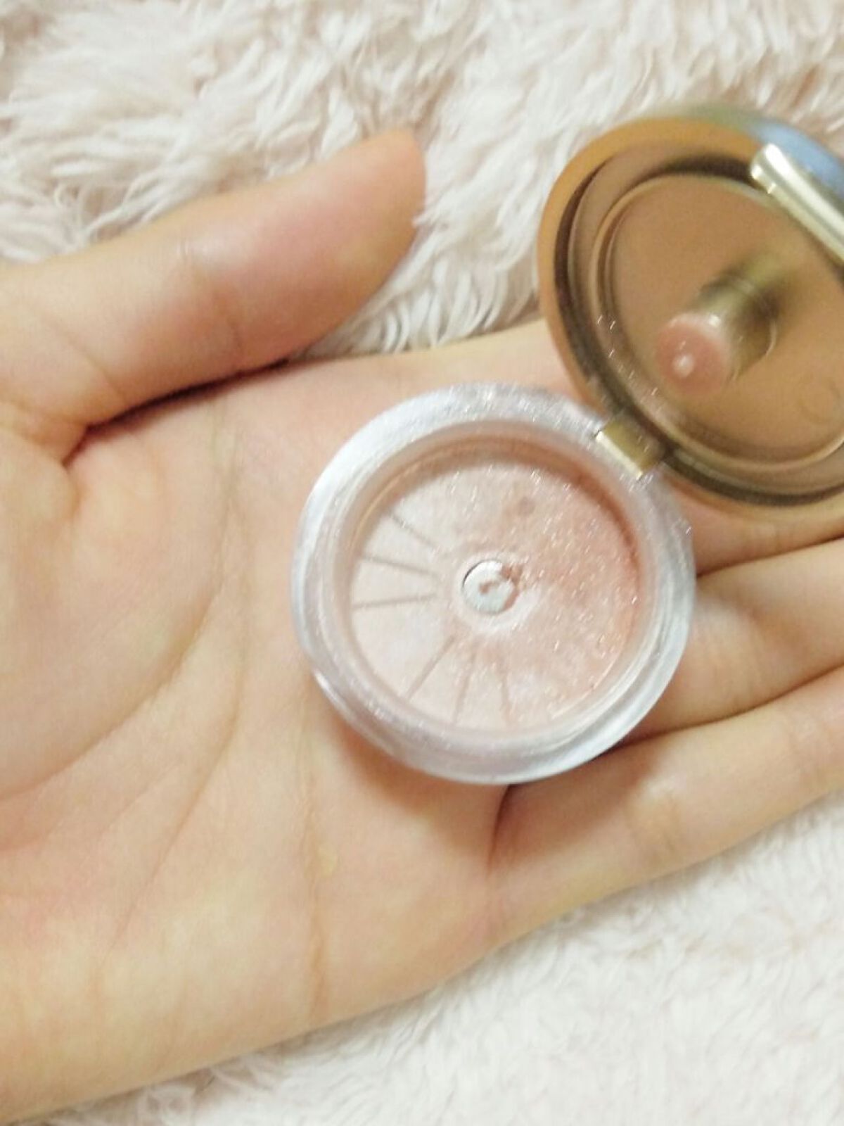 ミネラルピグメント インカローズ/ONLY MINERALS/単色アイシャドウを使ったクチコミ（2枚目）