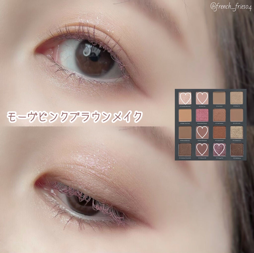 LAZY&COZY SHADOW PALETTE/Dear.own/アイシャドウパレットを使ったクチコミ(7枚目)
