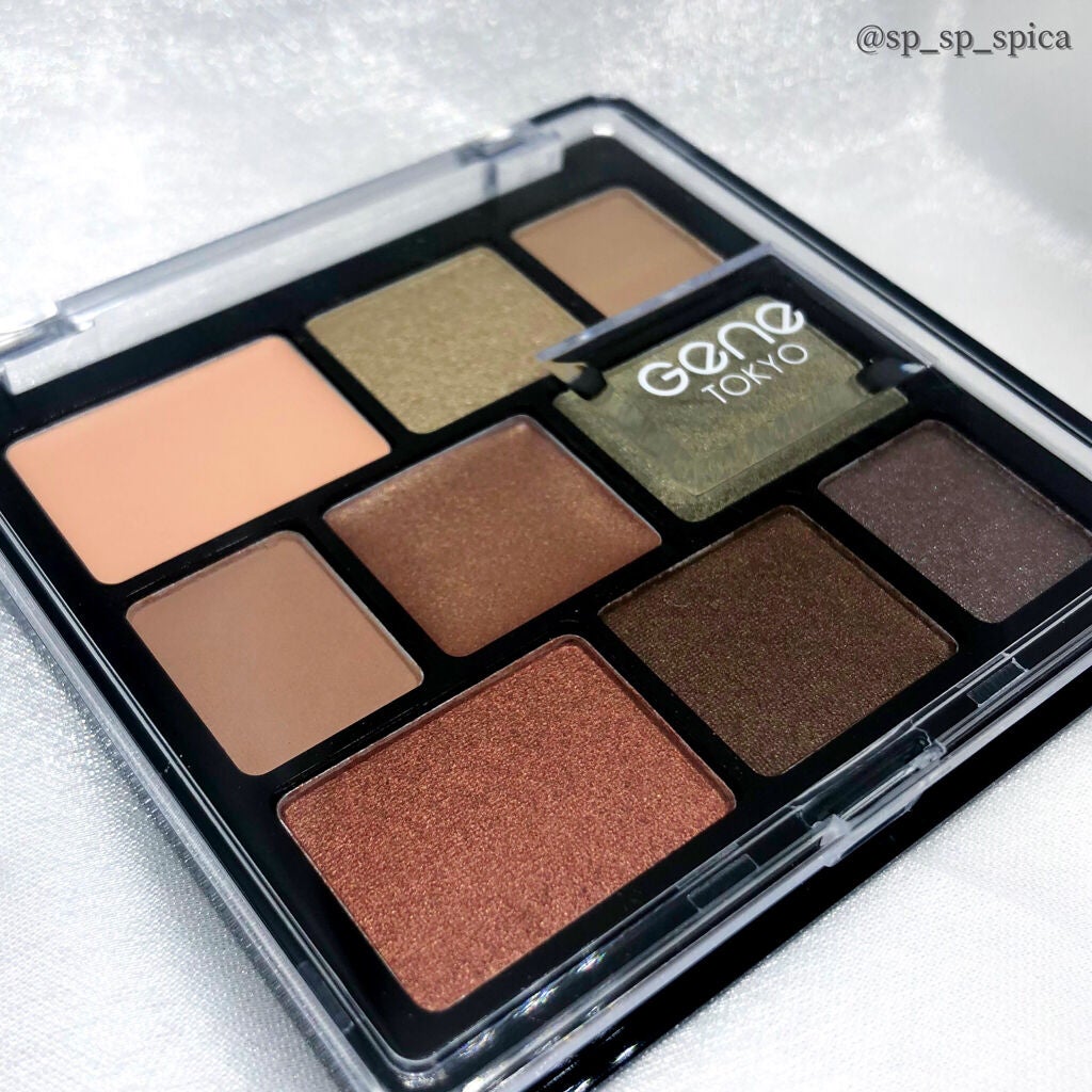 GENE TOKYO ムードアイシャドウパレット/DAISO/アイシャドウパレットを使ったクチコミ(3枚目)