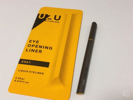 EYE OPENING LINER/UZU BY FLOWFUSHI/リキッドアイライナーを使ったクチコミ(1枚目)