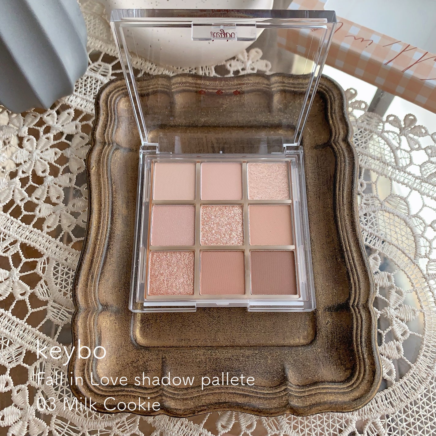 KEYBO FALL IN LOVE SHADOW PALETTE/keybo/アイシャドウパレットを使ったクチコミ(2枚目)