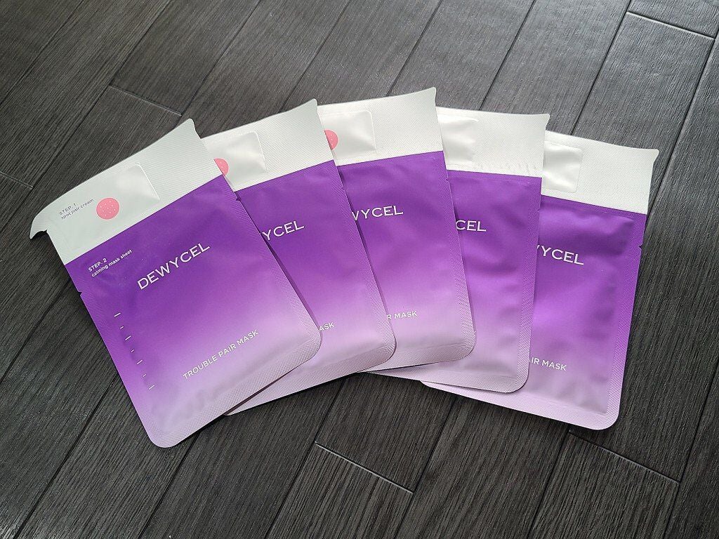 トラブルペアーマスク/DEWYCEL/シートマスク・パックを使ったクチコミ(2枚目)