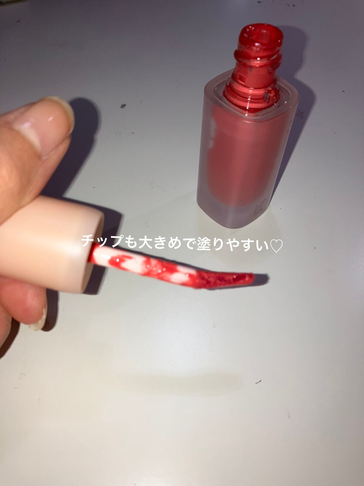 フルーティーグラムティント/Laka/リップティントを使ったクチコミ(4枚目)