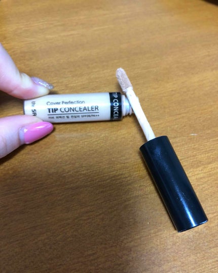 カバーパーフェクション チップコンシーラー/the SAEM/リキッドコンシーラーを使ったクチコミ(2枚目)