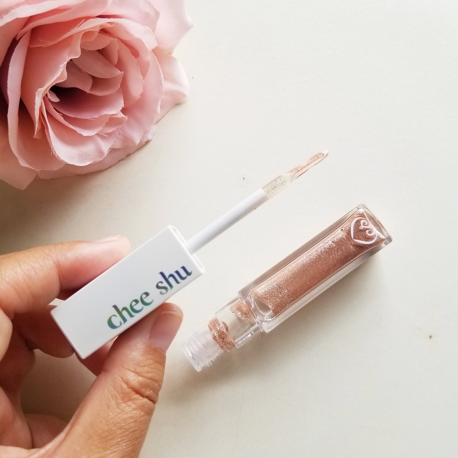 アイドルプリズムグリッター 02 二度目惚れの秘密(オレンジ)/chee shu/グリッターを使ったクチコミ（3枚目）