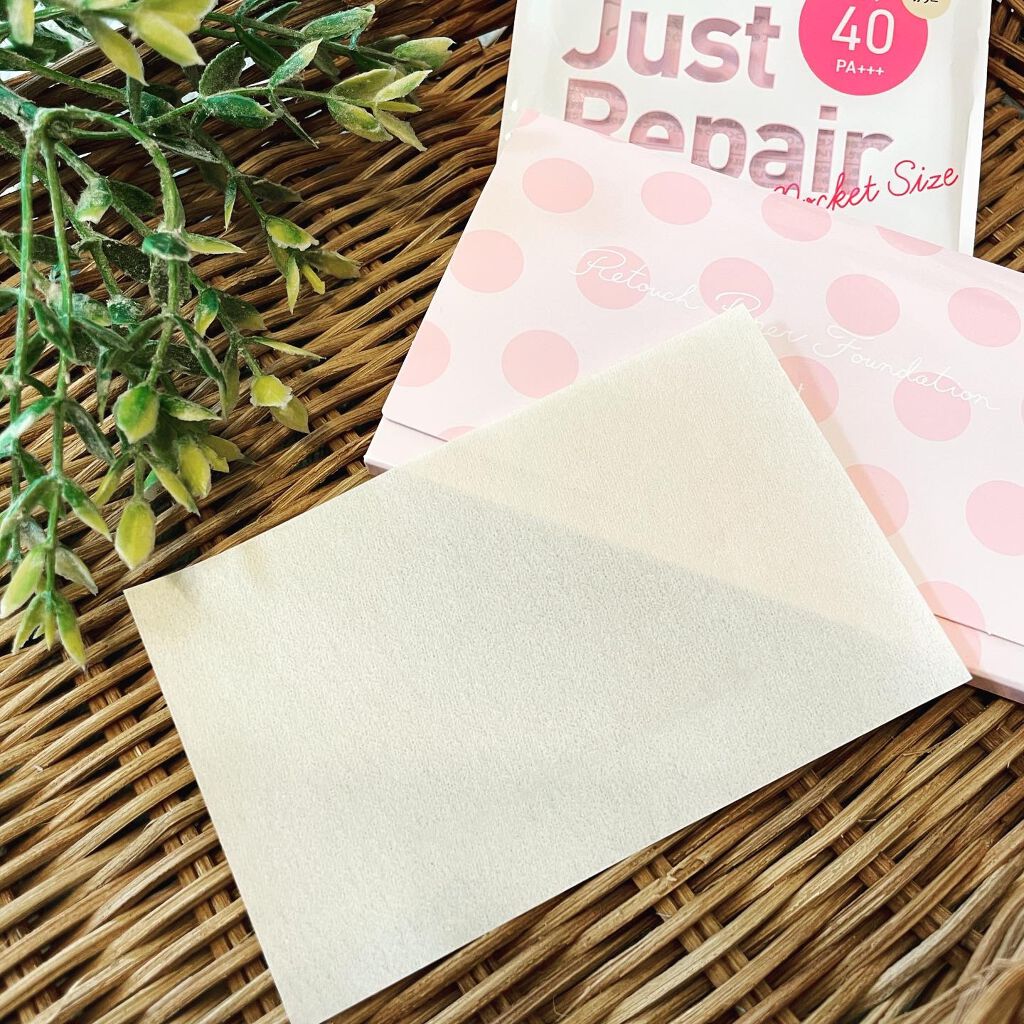 お直し紙ファンデ/クリアラスト/プレストパウダーを使ったクチコミ(2枚目)