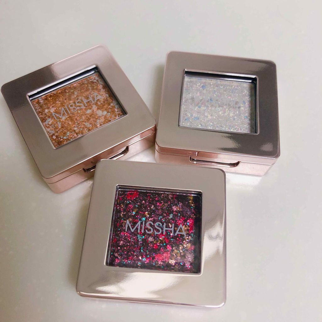 グリッタープリズム シャドウ/MISSHA/グリッターを使ったクチコミ(1枚目)