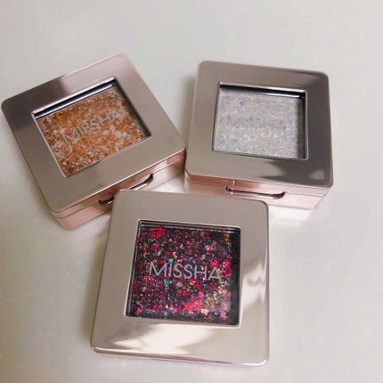 グリッタープリズム シャドウ/MISSHA/グリッターを使ったクチコミ(1枚目)