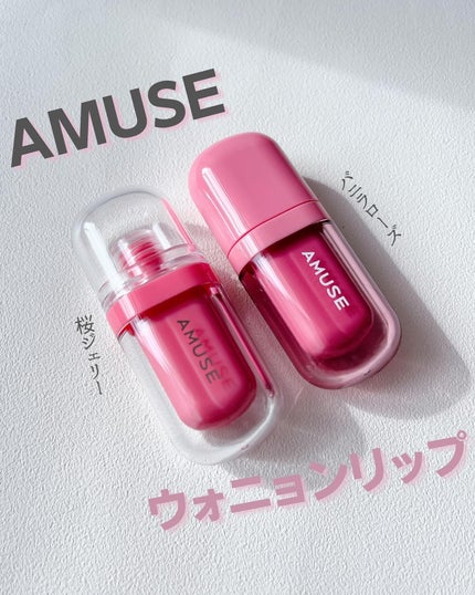 ジェルフィットティント/AMUSE/リップティントを使ったクチコミ(1枚目)