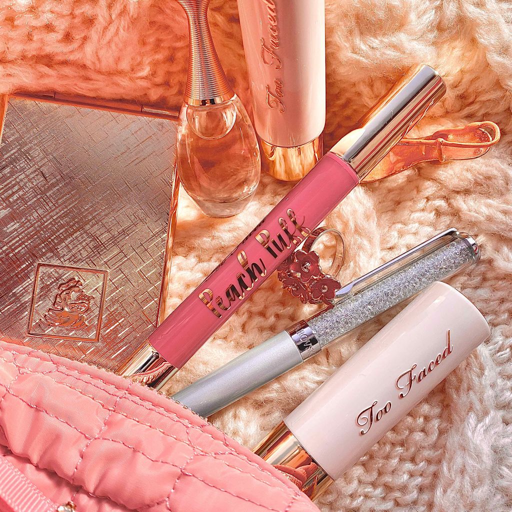 ピーチパフ ロングウェアリング マット リップカラー /Too Faced/口紅を使ったクチコミ(1枚目)