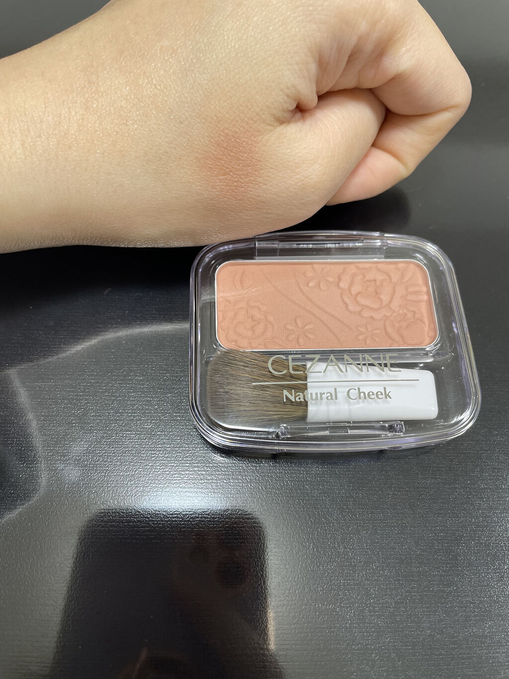 ナチュラル チークN/CEZANNE/パウダーチークを使ったクチコミ（3枚目）