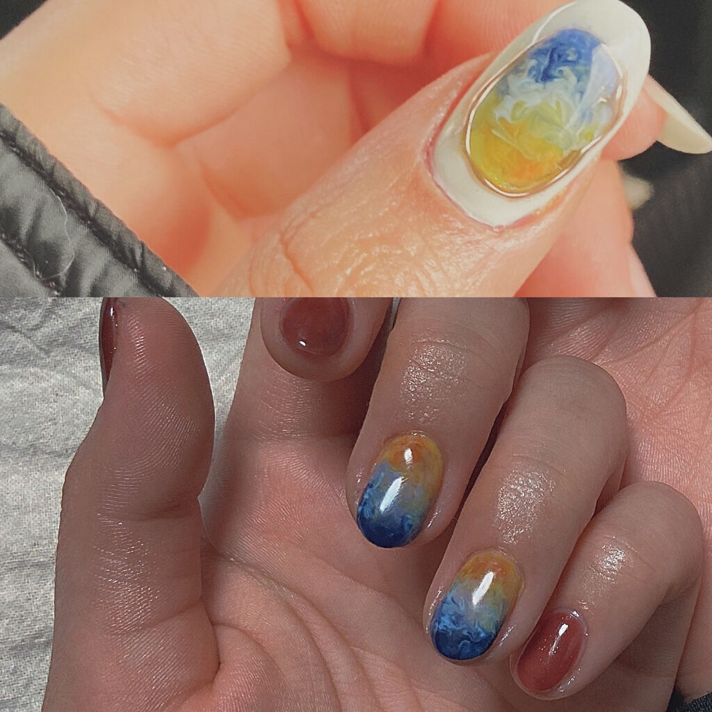 ジェルネイル（ライト対応）/セリア/ジェルネイルを使ったクチコミ（2枚目）