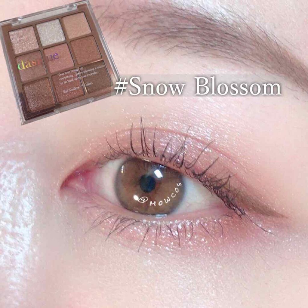 シャドウパレット/dasique/アイシャドウパレットを使ったクチコミ(1枚目)