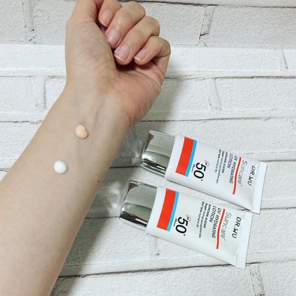 サンスクリーン+モイスト(色付き)<日焼け止め>/DR.WU/日焼け止めローションを使ったクチコミ(2枚目)