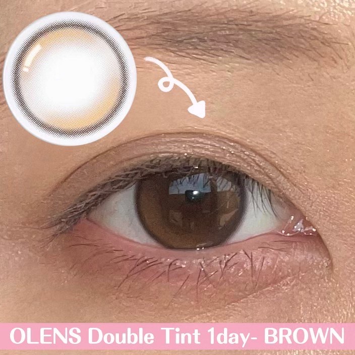 Double Tint 1day/OLENS/カラーコンタクトレンズを使ったクチコミ（3枚目）
