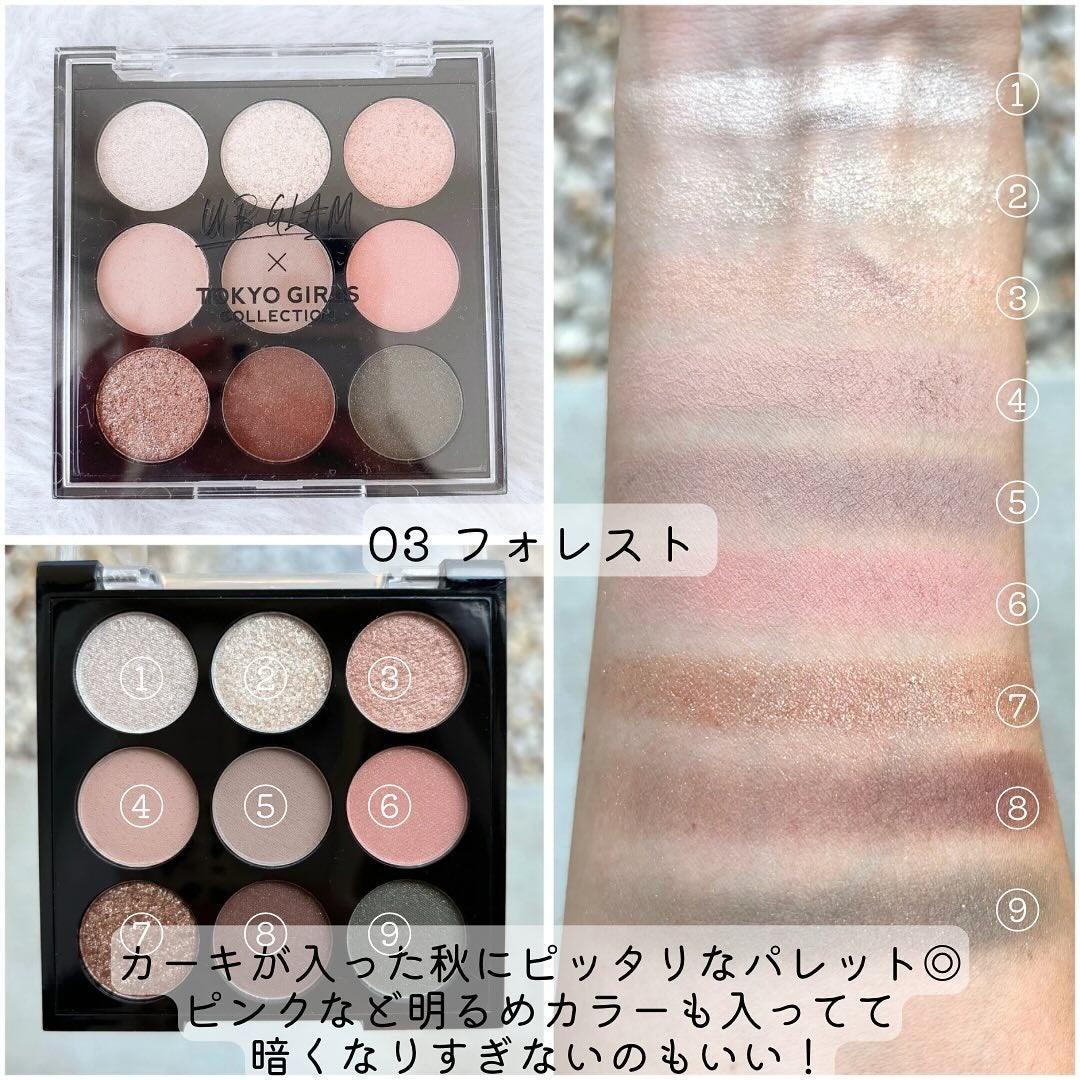 UGT ドットアイカラーパレット/U R GLAM/アイシャドウパレットを使ったクチコミ(6枚目)