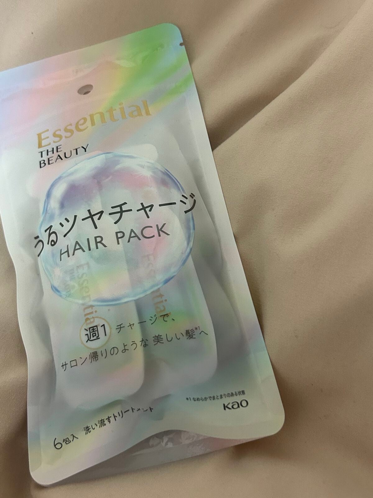 ザビューティ うるツヤチャージヘアパック/エッセンシャル/ヘアマスク・ヘアパックを使ったクチコミ(1枚目)