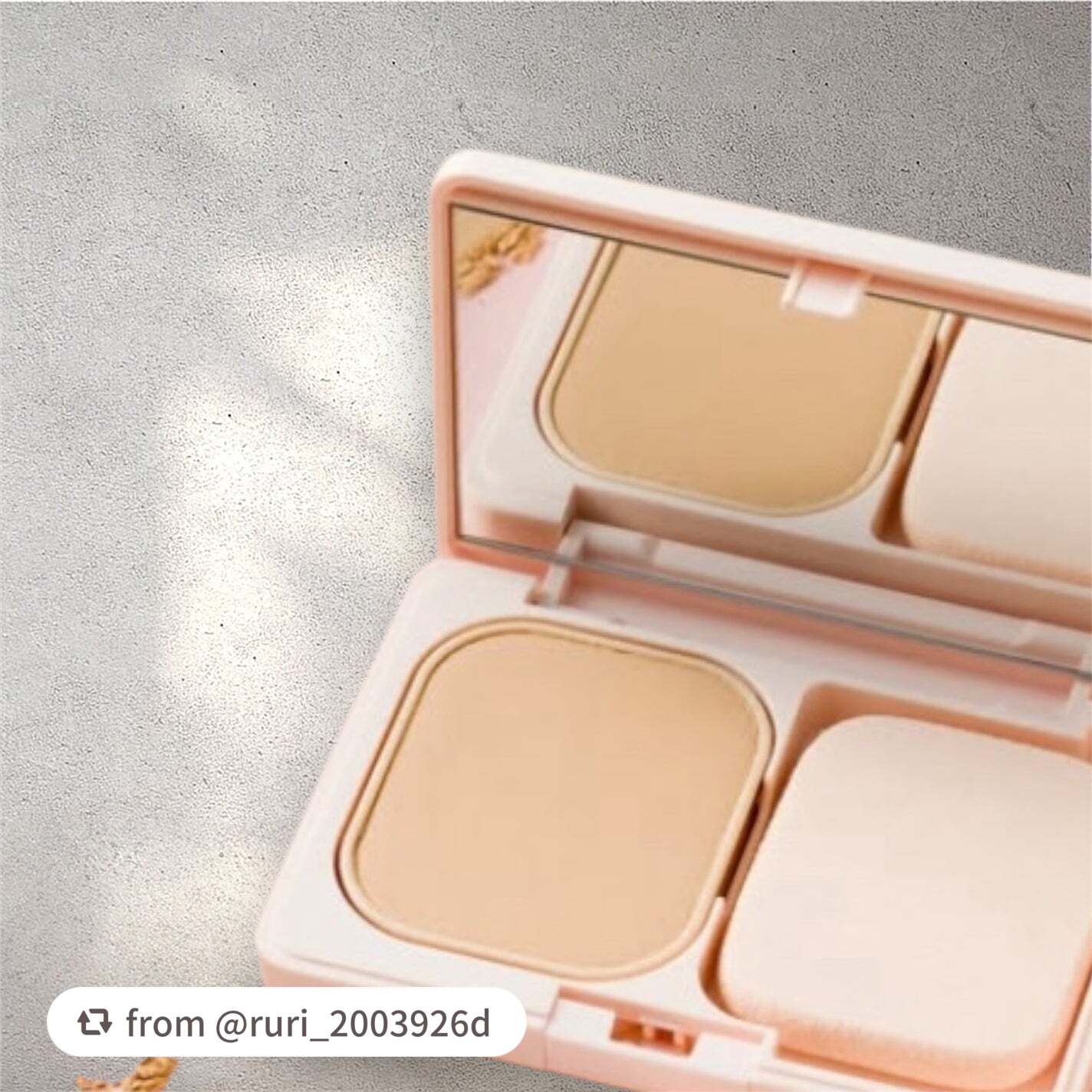 モイスチャー パウダー ファンデーション/ちふれ/パウダーファンデーションを使ったクチコミ(1枚目)