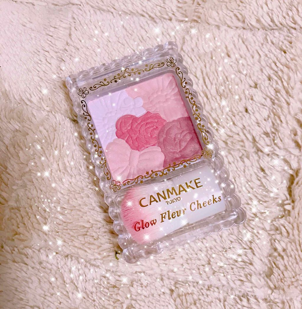 グロウフルールチークス/キャンメイク/パウダーチークを使ったクチコミ（1枚目）