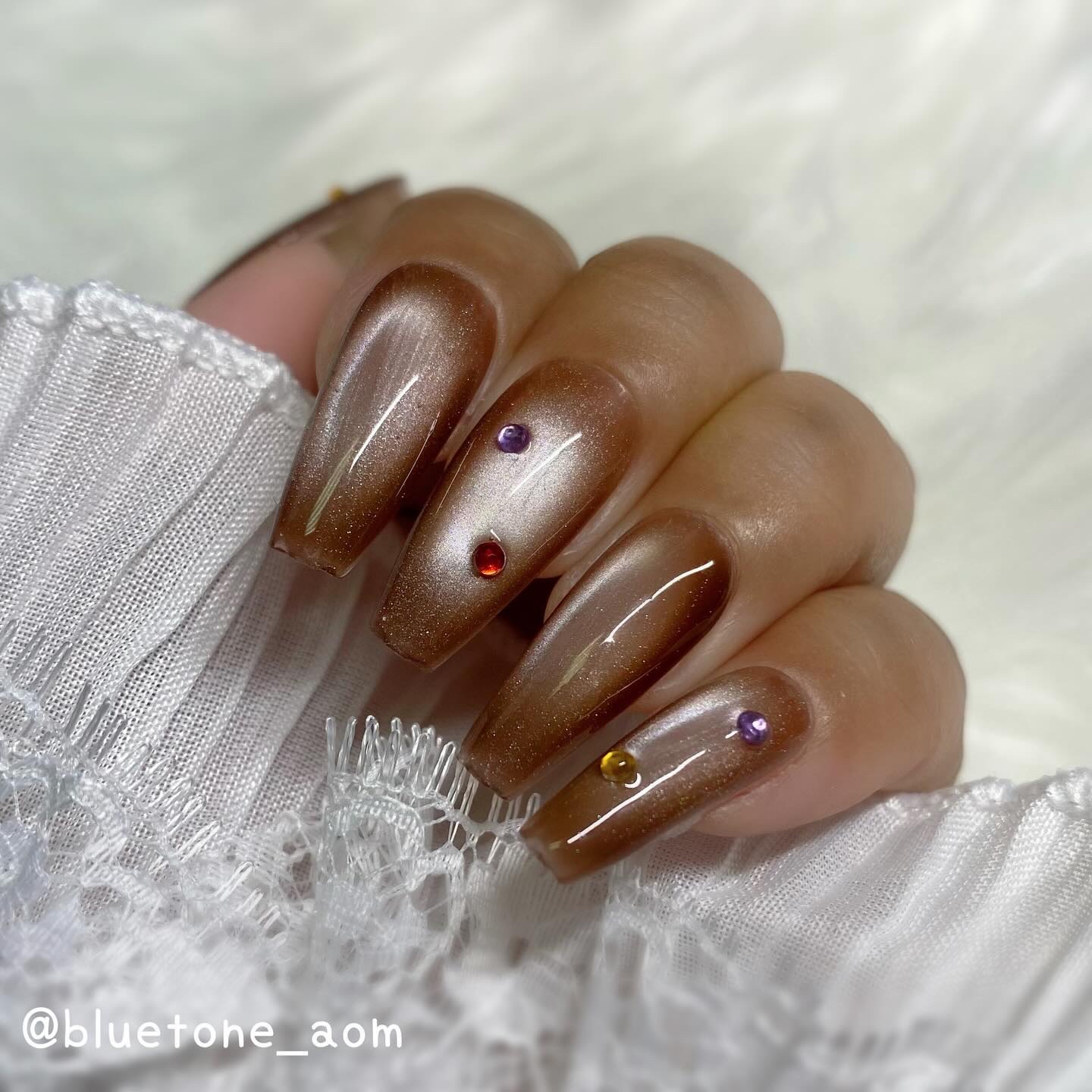 ジェルネイル（ライト対応）/セリア/ジェルネイルを使ったクチコミ（3枚目）