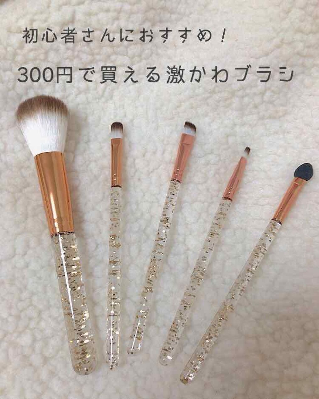 メイクブラシセット/3COINS/メイクブラシを使ったクチコミ(1枚目)
