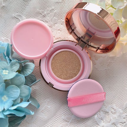 ピンクティーツリーカバークッション/APLIN/クッションファンデーションを使ったクチコミ(4枚目)