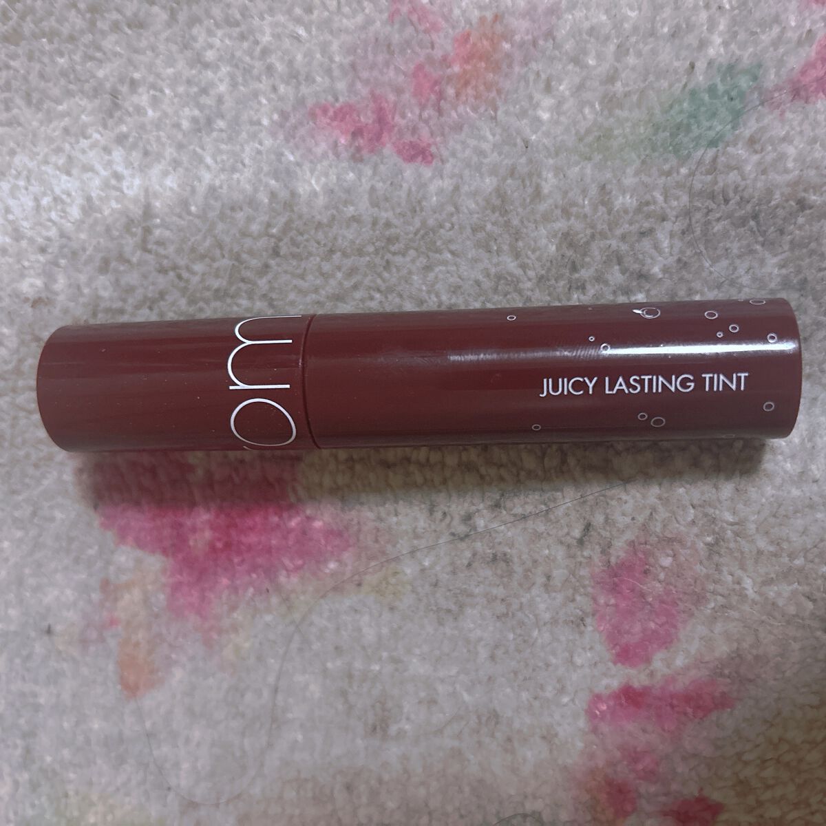 ジューシーラスティングティント/rom&nd/リップティントを使ったクチコミ（3枚目）
