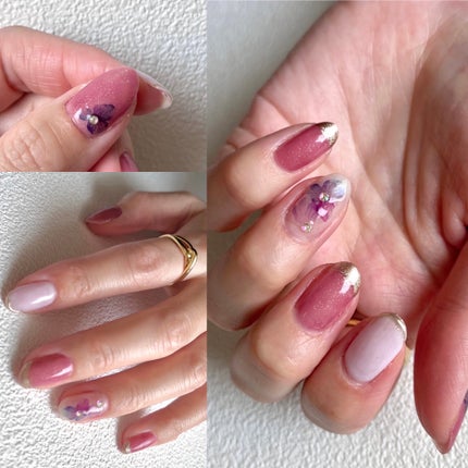 ジェルネイル(ライト対応)/セリア/ジェルネイルを使ったクチコミ(3枚目)