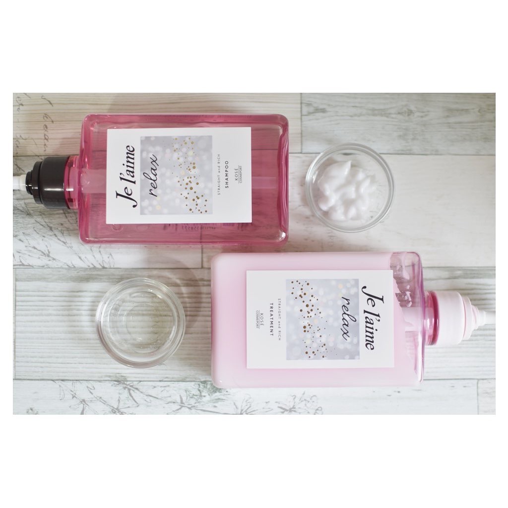 リラックス ミッドナイトリペア シャンプー／ヘアトリートメント (ストレート＆リッチ)/Je l'aime/市販シャンプーを使ったクチコミ（1枚目）