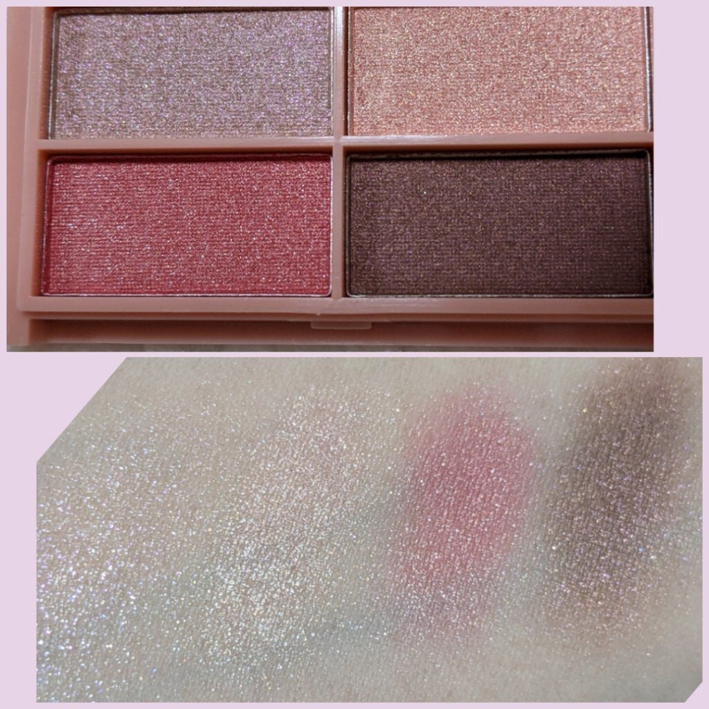 CHEER me COLOR アイシャドウ/セリア/アイシャドウパレットを使ったクチコミ(2枚目)