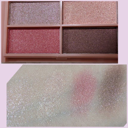 CHEER me COLOR アイシャドウ/セリア/アイシャドウパレットを使ったクチコミ(2枚目)