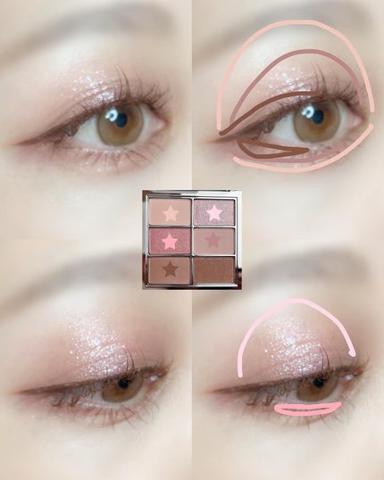 アイ ヴィーガン シアーパレット/AMUSE/アイシャドウパレットを使ったクチコミ(5枚目)