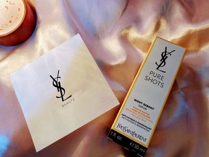 ピュアショット ナイト リチャージセラム/YVES SAINT LAURENT BEAUTE/美容液を使ったクチコミ(1枚目)