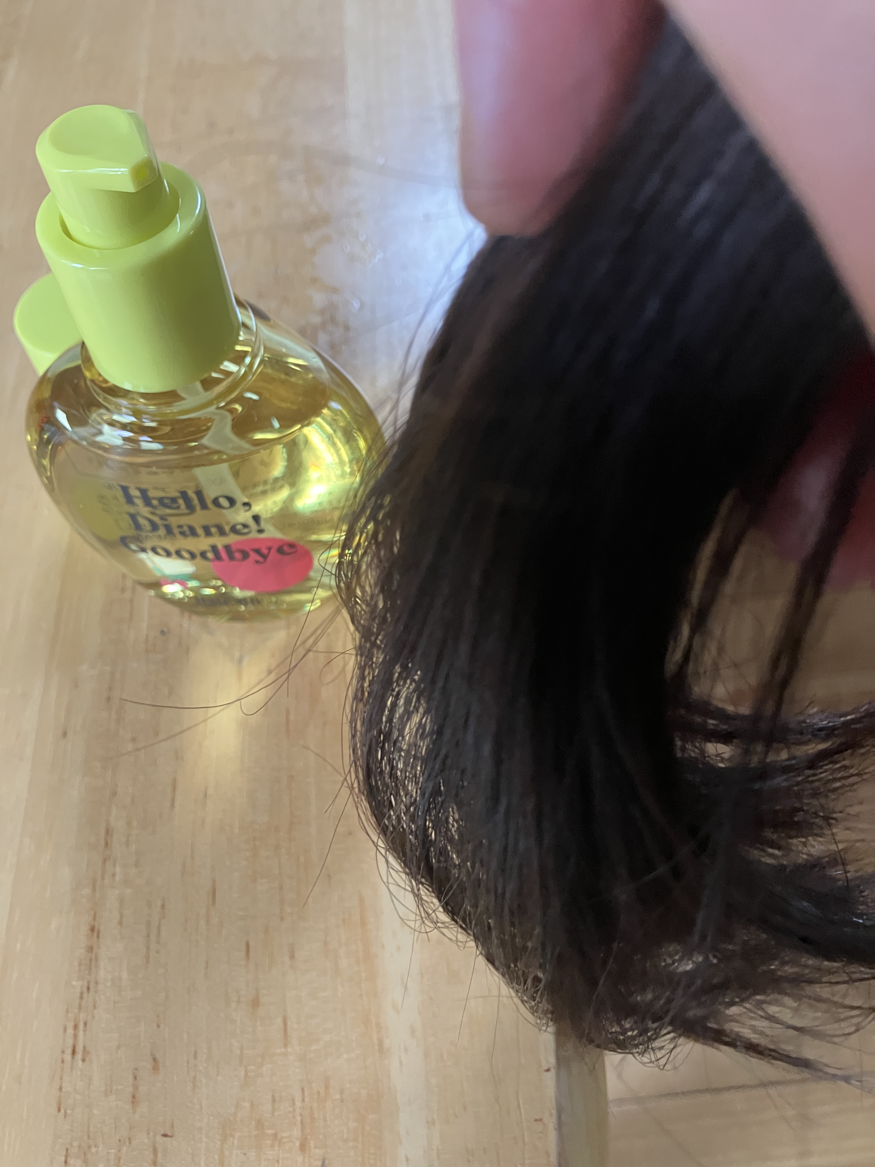 ハローダイアン グッバイ うるおい補修ヘアオイル/ダイアン/ヘアオイルを使ったクチコミ（3枚目）