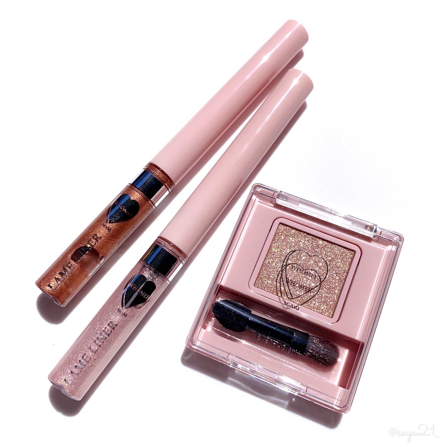 フーミー シングルラメシャドウ/WHOMEE/単色アイシャドウを使ったクチコミ(3枚目)