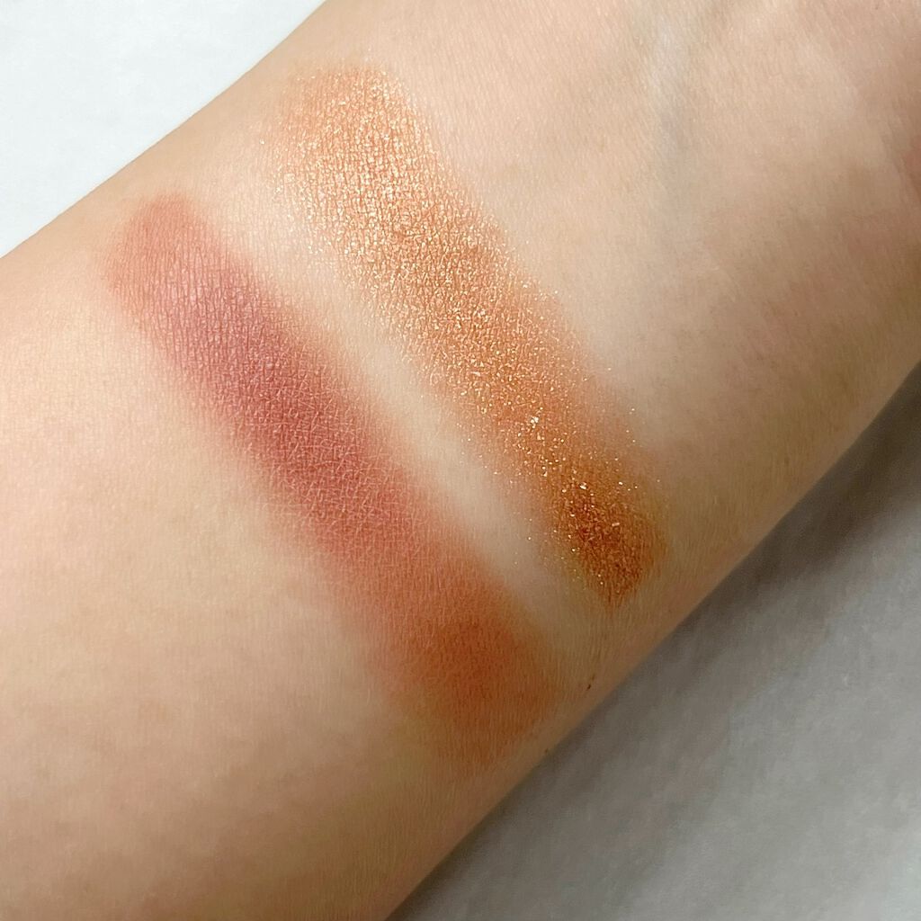 スプリングブレイズ デュオアイシャドウ/RMK/アイシャドウパレットを使ったクチコミ(2枚目)