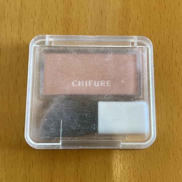 パウダー チーク　ニュアンスカラー 100 ピンク系パール/ちふれ/パウダーチークを使ったクチコミ（1枚目）