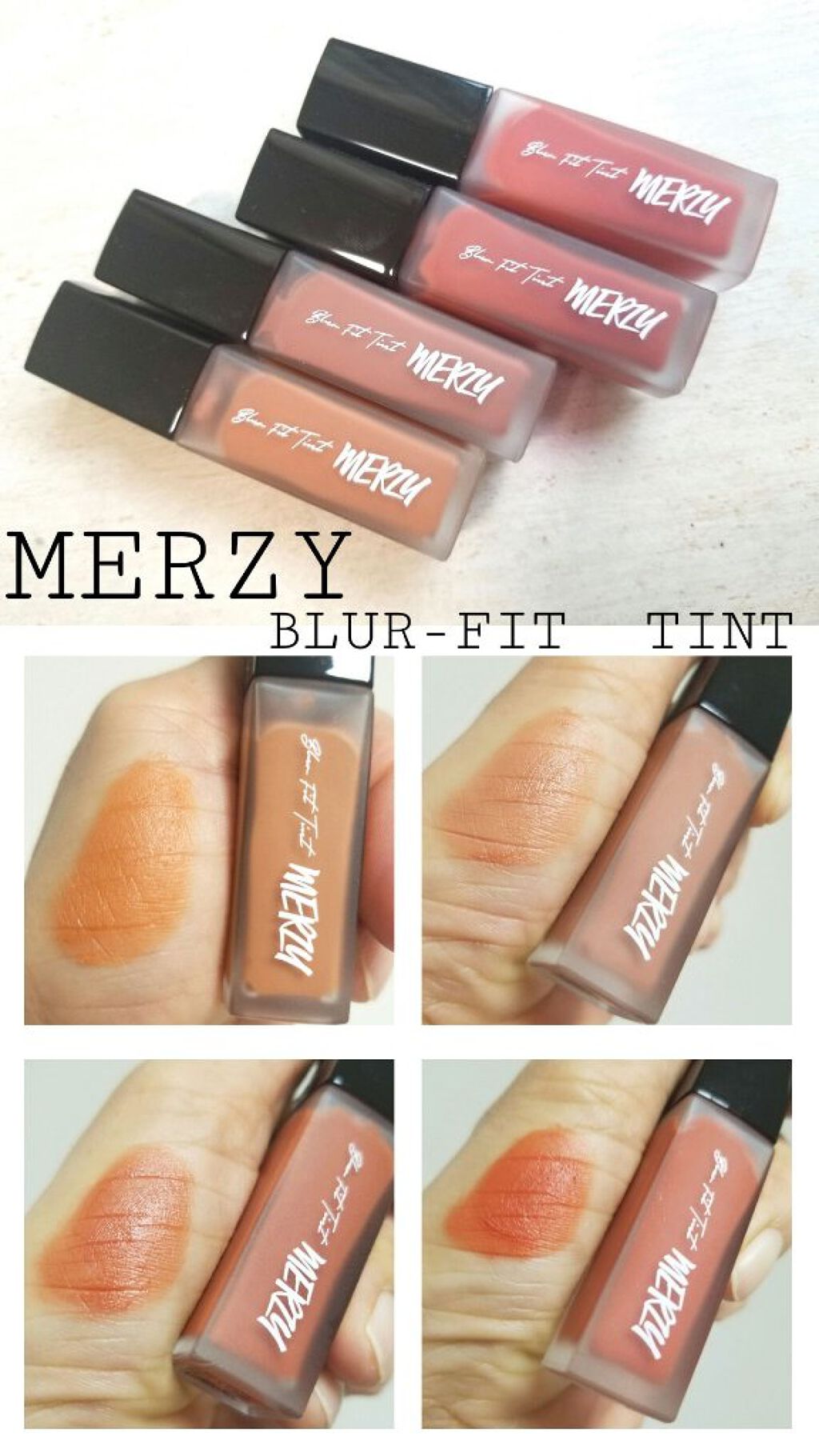 ブラー フィット ティント/MERZY/リップティントを使ったクチコミ（1枚目）