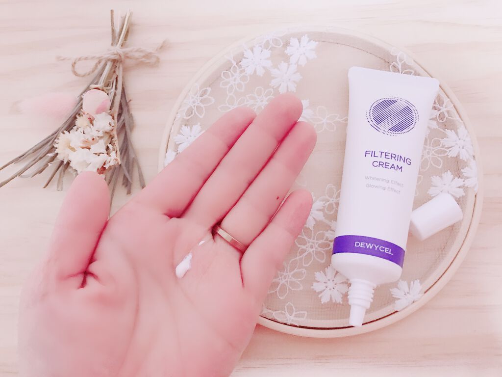 フィルタリングクリーム/DEWYCEL/日焼け止めクリームを使ったクチコミ（2枚目）