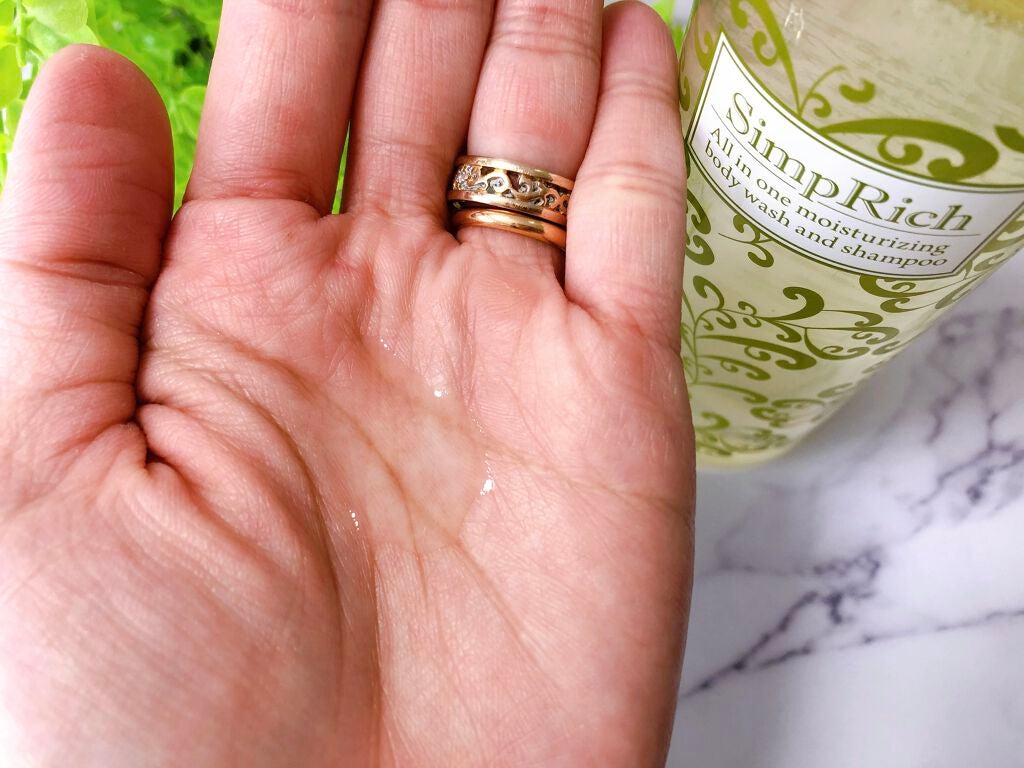 シンプリッチ オールインワンノンシリコンシャンプー/健康コーポレーション/市販シャンプーを使ったクチコミ(2枚目)