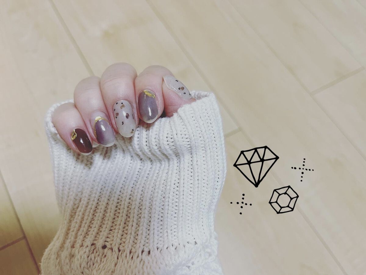 mc ジェルネイルシール/3COINS/ネイルシールを使ったクチコミ（1枚目）